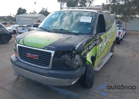 2017 GMC Savana 2500 Work Van z USA, uszkodzony, nr VIN 1GTW7AFF1H1915260